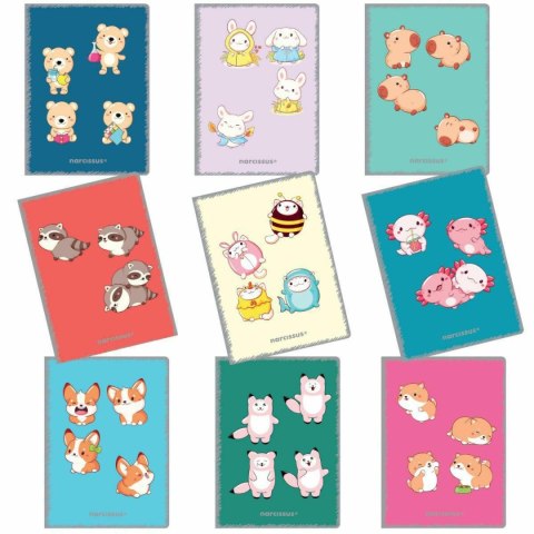 Zeszyt PP Kawaii A5 60k. krata Narcissus