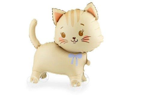 Balon foliowy kotek na kółkach Partydeco (FB381)