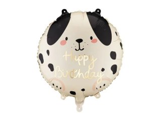Balon foliowy pastylka Happy Birthday, 35x35 cm 18cal Partydeco (FB348)