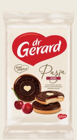 Biszkopty Pasja Wiśnia Dr Gerard 150 g