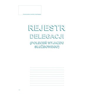 Druk offsetowy rejestr delegacji A4 A4 Michalczyk i Prokop (505-1R)