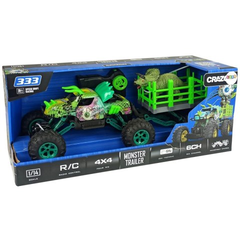 Figurka Ruchomy Dinozaur Tyranozaur Para Wodna Pistolet Dźwięk Światła Lean (7738)