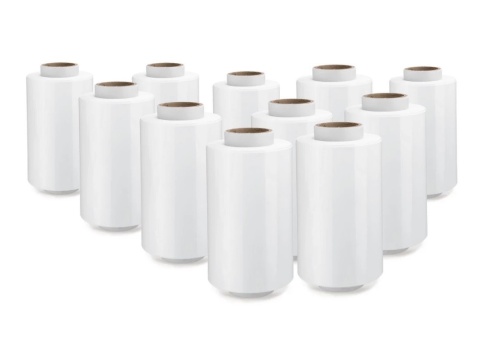 Folia Stretch Mini Rap Granat 100 mm 0.25 kg Fi 38 ( karton 48 szt )