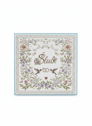 Kartka składana A5 Ślub barokowo kw Henry (5905701488353)