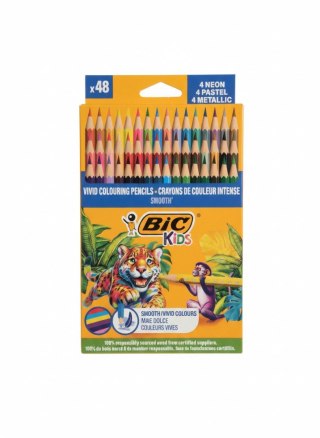 Kredki ołówkowe eco 3086124142083 48 kol. Bic (303184)