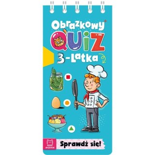 Książka dla dzieci Obrazkowy quiz 3-latka. Sprawdź się! Aksjomat