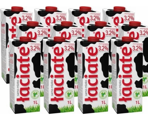 Mleko Łaciate 3.2 % 1 L ( 12 szt )