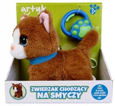Pluszak interaktywny kotek na smyczy Artyk (185588)