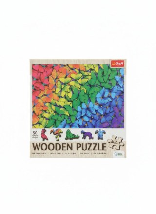 Puzzle Tęczowe motyle 500 el. Trefl (20217)