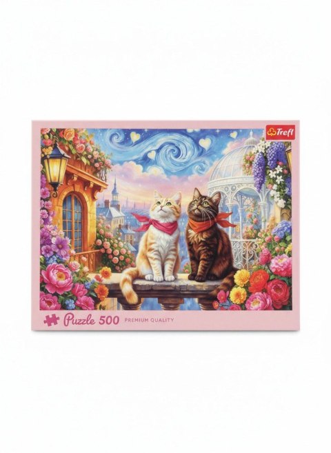 Puzzle Zakochane mruczki 500 el. Trefl (37553)