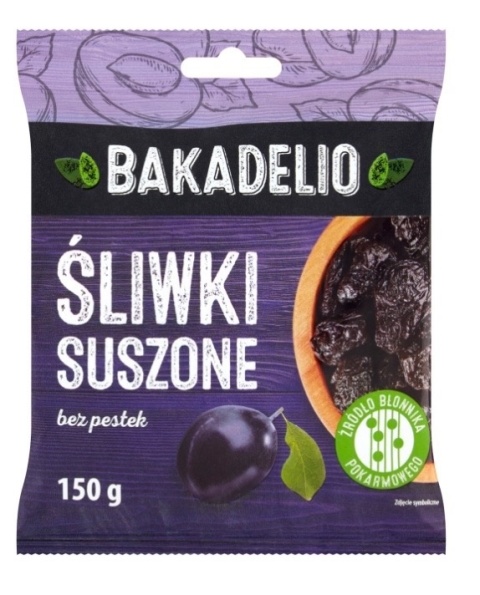 Śliwki Suszone Bakadelio 150 g
