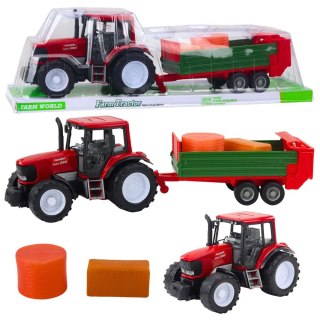 Traktor z przyczepą 62 cm Lean (24807)