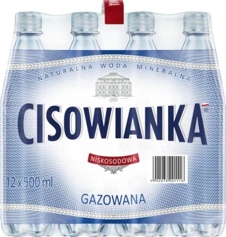 Woda Cisowianka 0.5 L Gaz ( 12 szt )