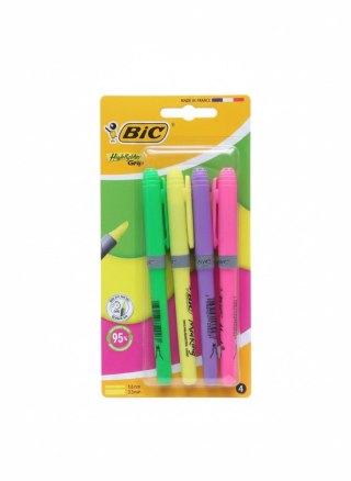 Zakreślacz GRIP 4szt Bic (302790)