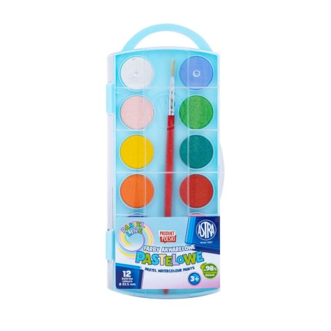 Farby plakatowe kolor: mix 12 kolor. Astra
