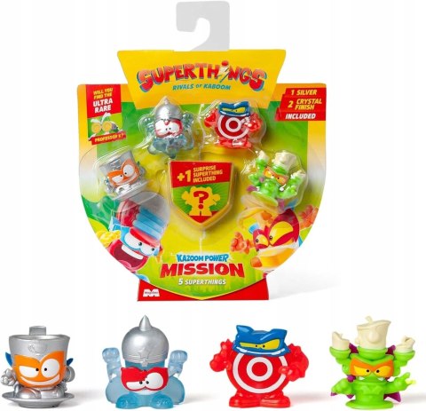 Figurka SUPER THINGS KAZOOM POWER MISSION 5 pak Orbico Sp. Z O.o. (PST16B512IN00)