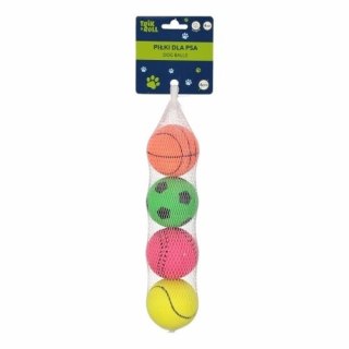 Gadżet Piłka dla psa 6cm 4szt. cm Trik Roll (560672)