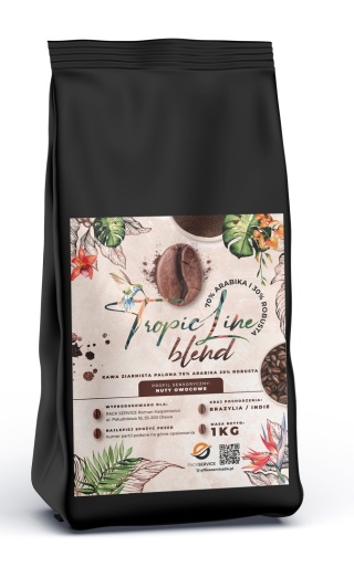 Kawa Ziarnista Premium Tropic Line Blend 1 Kg