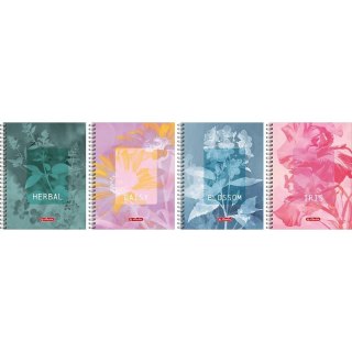 Kołozeszyt (kołonotatnik) Blossom A5 80k. 70g krata cm Herlitz (400206437)