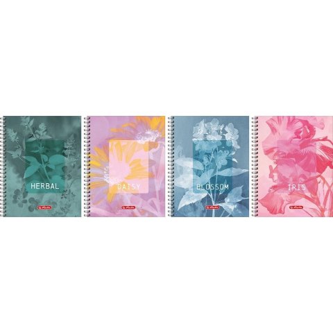Kołozeszyt (kołonotatnik) Blossom A5 80k. 70g krata cm Herlitz (400206437)