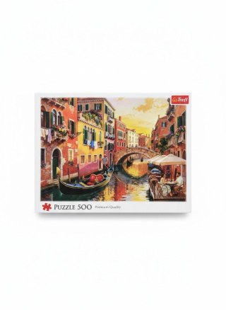 Puzzle Wenecja o zachodzie słońca 500 el. Trefl (37556)