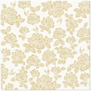 Serwetki airlaid 40x40 złoty fizelina [mm:] 400x400 Paw (AAN004709)