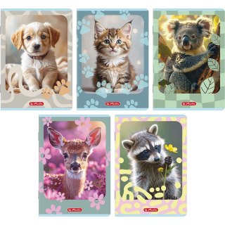 Zeszyt Animals A5 32k. 70g linia cm Herlitz (400206383)