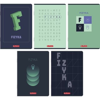 Zeszyt fizyka mix A5 60k. 70g krata cm Herlitz (400206350)