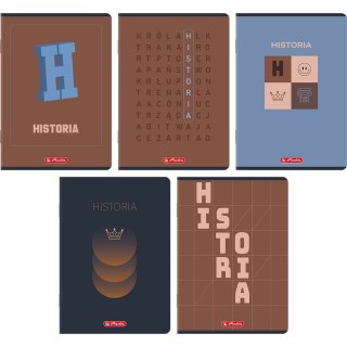 Zeszyt historia mix A5 60k. 70g krata cm Herlitz (400206349)