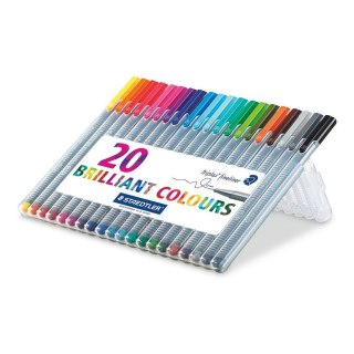 Cienkopis wkład mix 0,3mm 20kol. Staedtler (S 334 SB20)