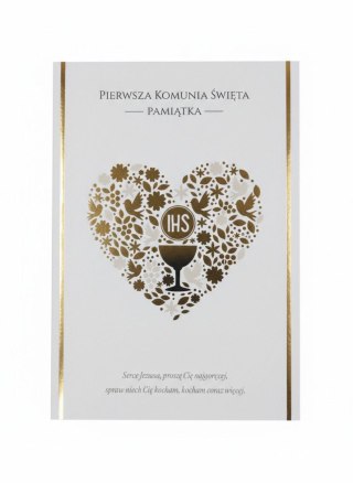 Książeczka pamiątkowa z komunii cm Kukartka (PMB-0065)