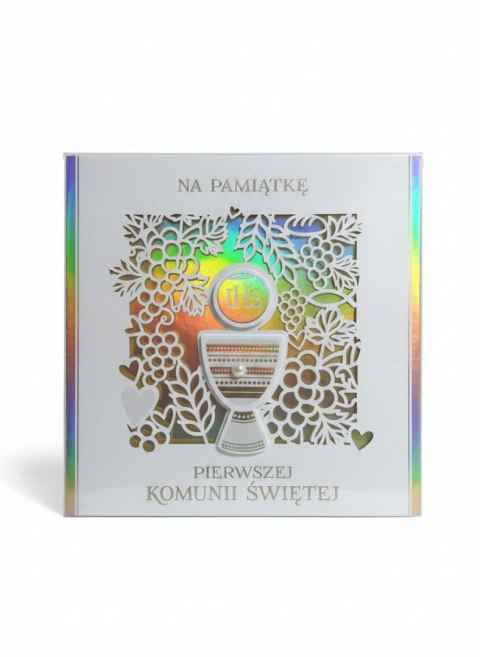 Książeczka pamiątkowa z komunii cm Kukartka (PMB-Q-0012)