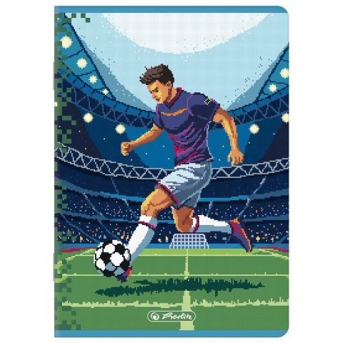 Zeszyt PREMIUM PIXEL FUN A5 32k. 70g linia podwójna kolorowa Herlitz (400207520)