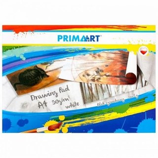 Blok rysunkowy A4 biały 90g 10k Prima Art (361017)