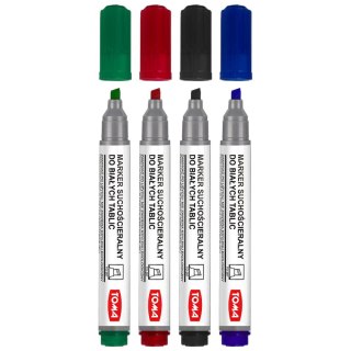 Marker suchościeralny wkład mix ścięta końcówka Toma