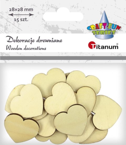 Ozdoba drewniana Craft-Fun Series Titanum (WDY162)