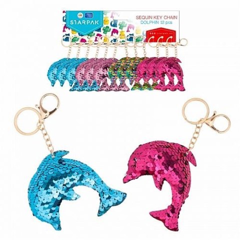 Brelok cekiny delfin Starpak (436214)