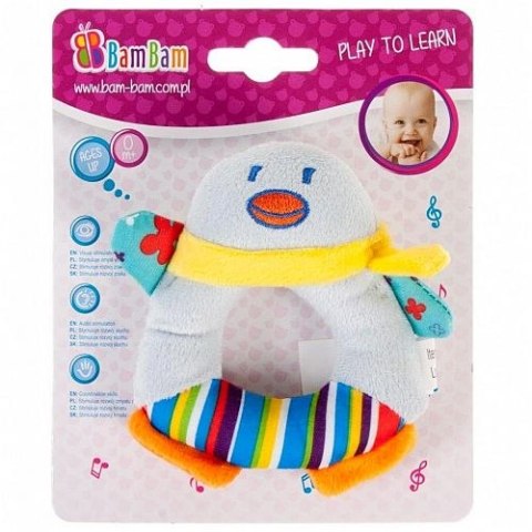 Grzechotka pluszowa pingwin Bam Bam (377144)