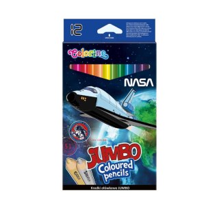 Kredki ołówkowe Nasa Jumbo 12 kol. Patio (21450PTR)