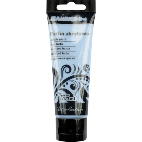 Farba akrylowa kolor: błękitny 75ml Flamingo Line (067)