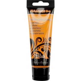 Farba akrylowa kolor: pomarańczowy 75ml Flamingo Line (010)