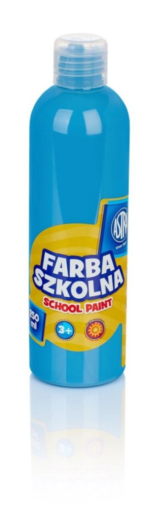 Farby plakatowe szkolne kolor: niebieski 250ml 1 kolor. Astra