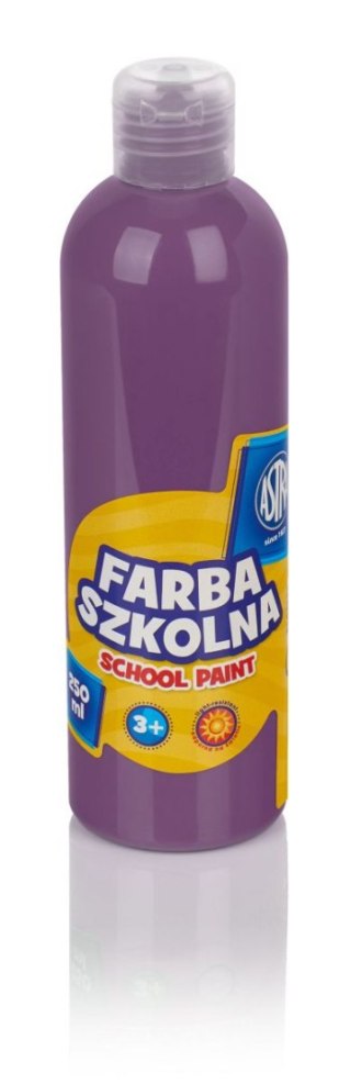 Farby plakatowe szkolne kolor: śliwkowy 250ml 1 kolor. Astra