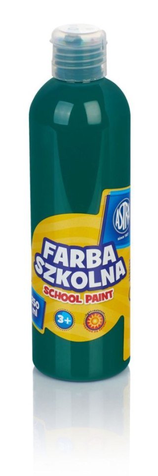 Farby plakatowe szkolne kolor: zielony 250ml 1 kolor. Astra