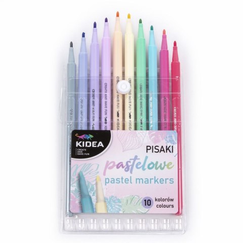 Flamaster pastelowe 10 kol. Kidea (PIP10KA)