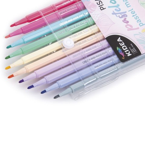 Flamaster pastelowe 10 kol. Kidea (PIP10KA)