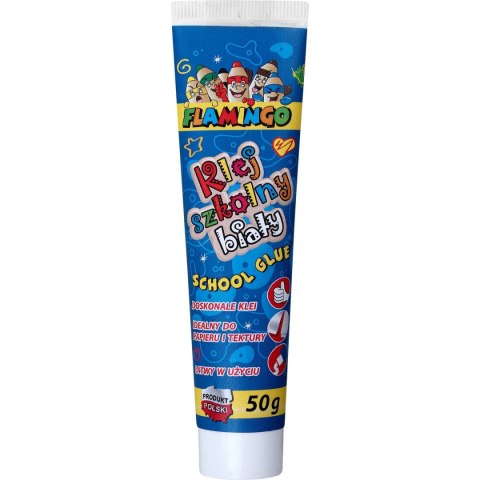 Klej szkolny biały Flamingo tuba 50g
