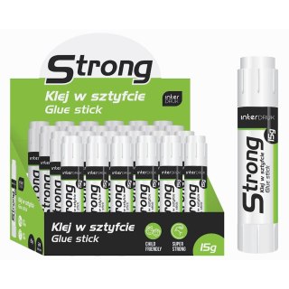 Klej w sztyfcie STRONG 15g Interdruk (IKLSZ15ST)