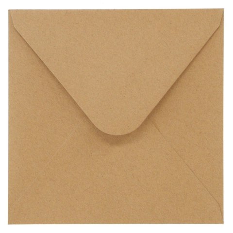 Koperta kraft ciemnobeżowy beżowa [mm:] 160x160 Galeria Papieru (280322) 10 sztuk