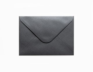 Koperta pearl C6 czarna Galeria Papieru (280277) 10 sztuk